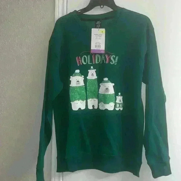 Unisex Holiday Sweatshirt size 2 M-L & 1 S NWT - Picture 9 of 13